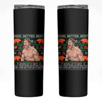 Good Better Best Shirtless Ben Skinny Tumbler Funny Football Coach Meme Ugly Sweater Gift for Fans - Wonder Print Shop