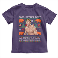 Good Better Best Shirtless Ben Toddler T Shirt Funny Football Coach Meme Ugly Sweater Gift for Fans - Wonder Print Shop