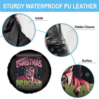 Funny Retro Merry Christmas Nukka Parody Spare Tire Cover Xmas Throwback Parody Urban Comedy - Wonder Print Shop
