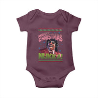 Funny Retro Merry Christmas Nukka Parody Baby Onesie Xmas Throwback Parody Urban Comedy - Wonder Print Shop