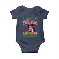 Funny Retro Merry Christmas Nukka Parody Baby Onesie Xmas Throwback Parody Urban Comedy - Wonder Print Shop