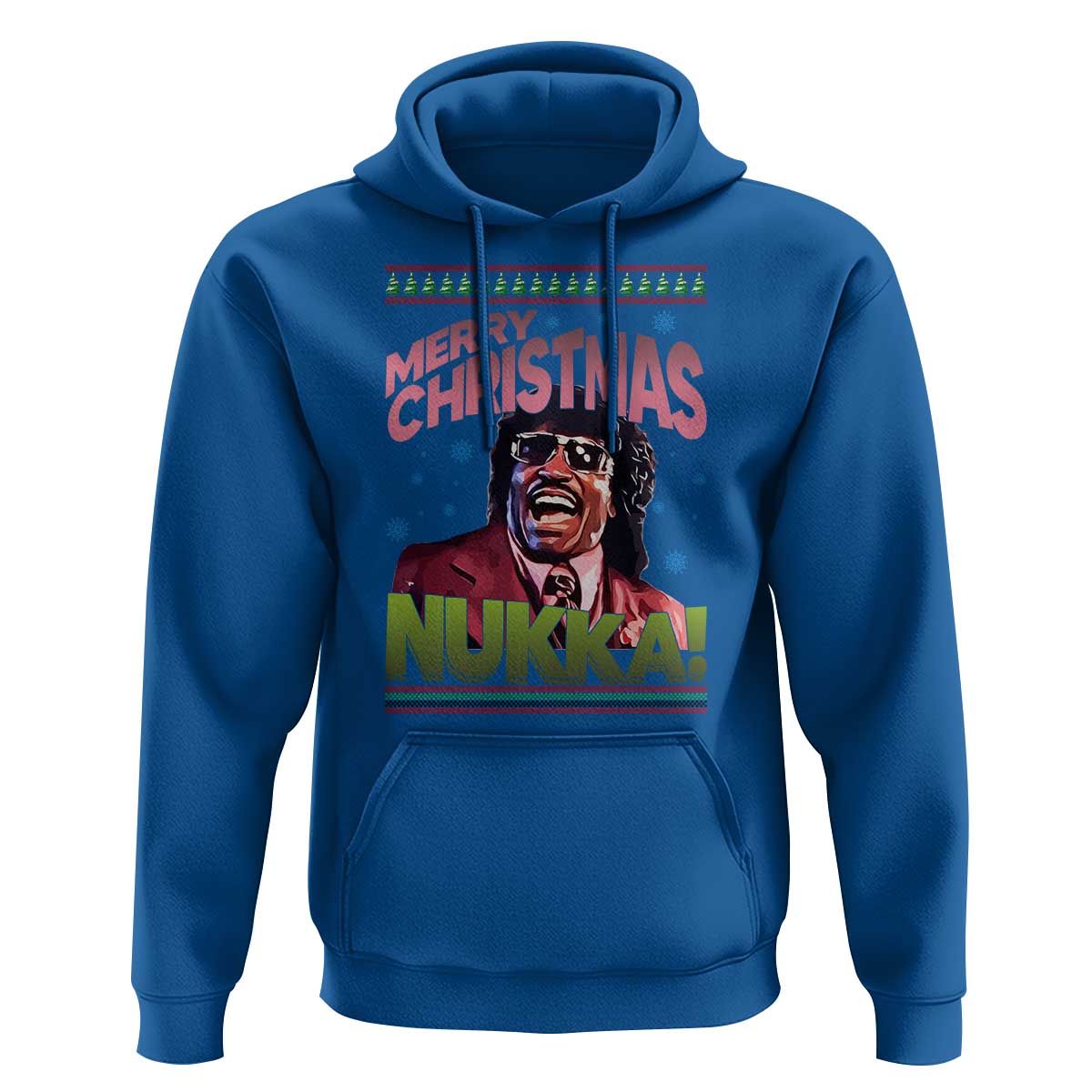 Funny Retro Merry Christmas Nukka Parody Hoodie Xmas Throwback Parody Urban Comedy - Wonder Print Shop