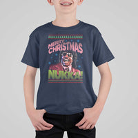 Funny Retro Merry Christmas Nukka Parody T Shirt For Kid Xmas Throwback Parody Urban Comedy - Wonder Print Shop