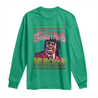 Funny Retro Merry Christmas Nukka Parody Long Sleeve Shirt Xmas Throwback Parody Urban Comedy - Wonder Print Shop