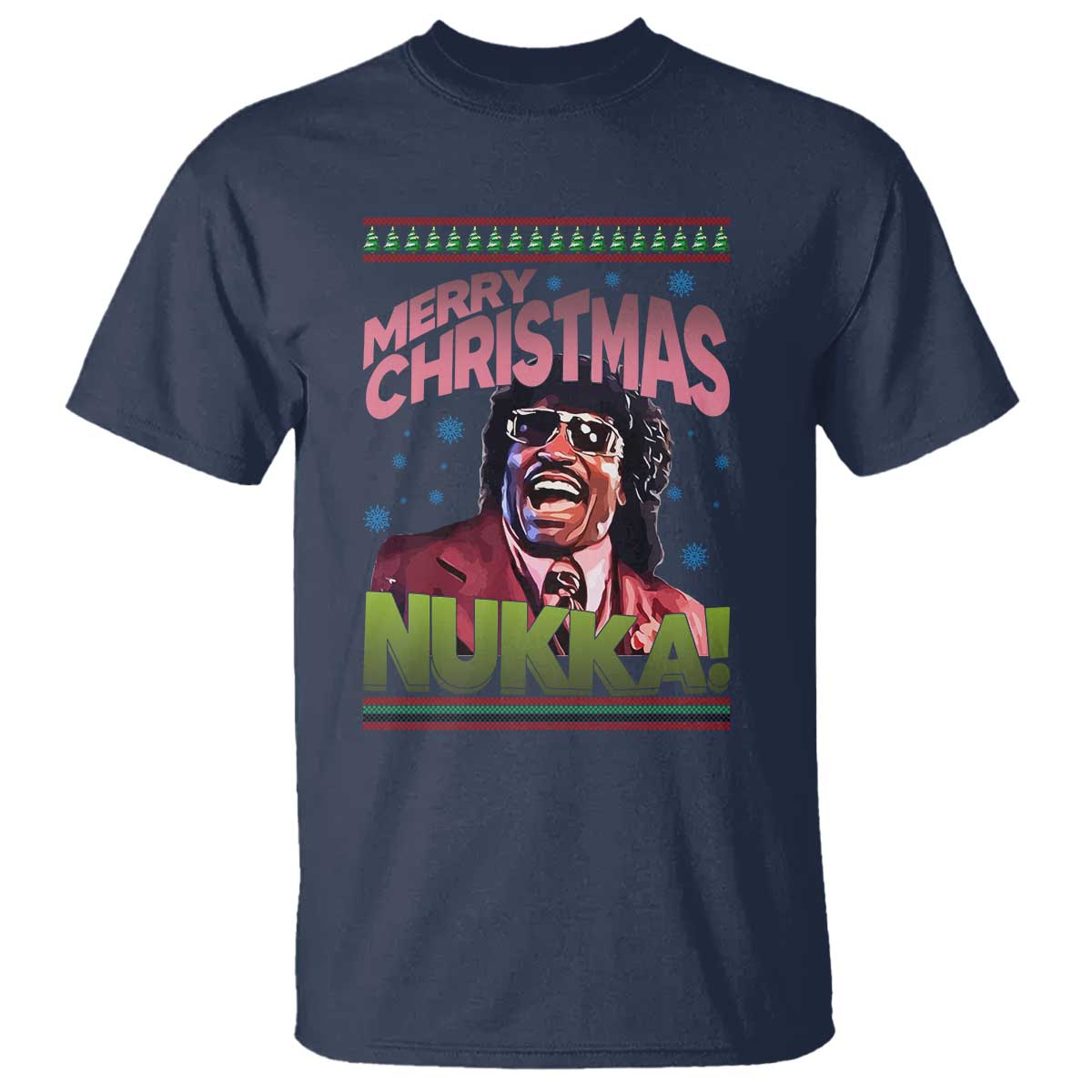 Funny Retro Merry Christmas Nukka Parody T Shirt Xmas Throwback Parody Urban Comedy - Wonder Print Shop