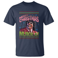 Funny Retro Merry Christmas Nukka Parody T Shirt Xmas Throwback Parody Urban Comedy - Wonder Print Shop