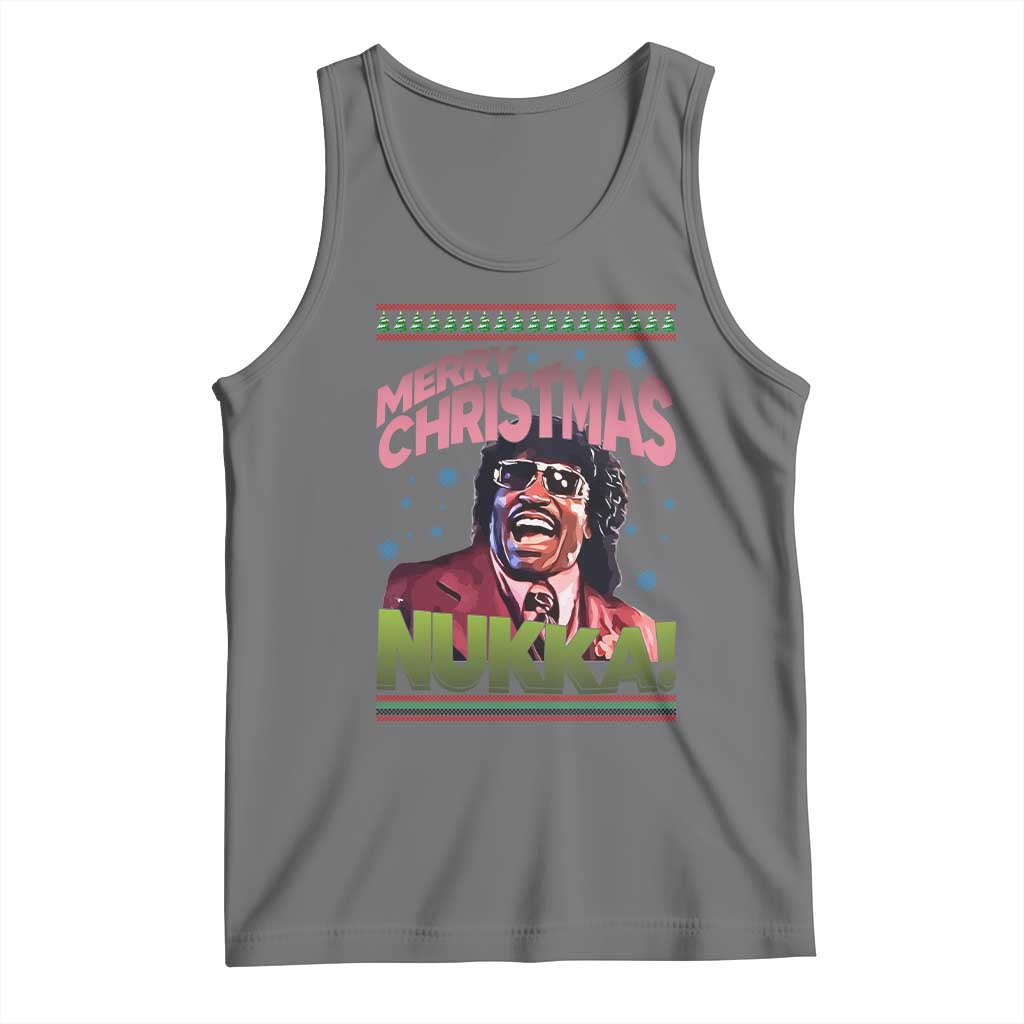 Funny Retro Merry Christmas Nukka Parody Tank Top Xmas Throwback Parody Urban Comedy - Wonder Print Shop
