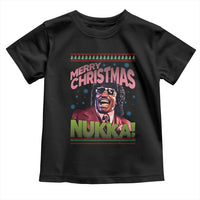 Funny Retro Merry Christmas Nukka Parody Toddler T Shirt Xmas Throwback Parody Urban Comedy - Wonder Print Shop
