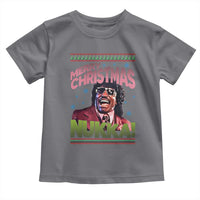 Funny Retro Merry Christmas Nukka Parody Toddler T Shirt Xmas Throwback Parody Urban Comedy - Wonder Print Shop