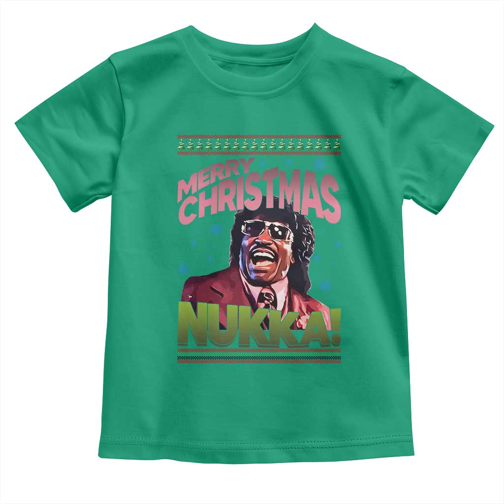 Funny Retro Merry Christmas Nukka Parody Toddler T Shirt Xmas Throwback Parody Urban Comedy - Wonder Print Shop