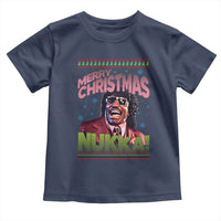 Funny Retro Merry Christmas Nukka Parody Toddler T Shirt Xmas Throwback Parody Urban Comedy - Wonder Print Shop