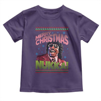 Funny Retro Merry Christmas Nukka Parody Toddler T Shirt Xmas Throwback Parody Urban Comedy - Wonder Print Shop