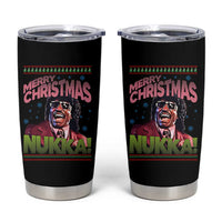 Funny Retro Merry Christmas Nukka Parody Tumbler Cup Xmas Throwback Parody Urban Comedy - Wonder Print Shop