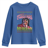 Funny Retro Merry Christmas Nukka Parody Youth Sweatshirt Xmas Throwback Parody Urban Comedy - Wonder Print Shop