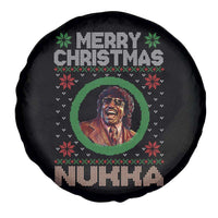 Funny Retro Merry Christmas Nukka Parody Spare Tire Cover Holiday Cheer 90s Xmas Throwback Parody - Wonder Print Shop