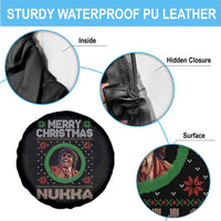 Funny Retro Merry Christmas Nukka Parody Spare Tire Cover Holiday Cheer 90s Xmas Throwback Parody - Wonder Print Shop