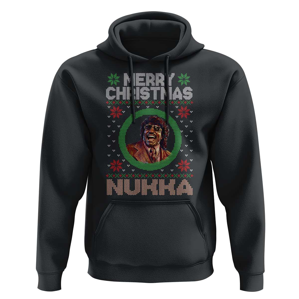 Funny Retro Merry Christmas Nukka Parody Hoodie Holiday Cheer 90s Xmas Throwback Parody - Wonder Print Shop