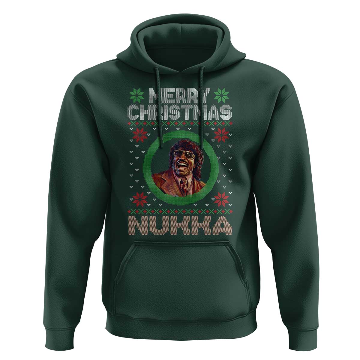 Funny Retro Merry Christmas Nukka Parody Hoodie Holiday Cheer 90s Xmas Throwback Parody - Wonder Print Shop