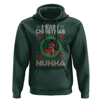 Funny Retro Merry Christmas Nukka Parody Hoodie Holiday Cheer 90s Xmas Throwback Parody - Wonder Print Shop