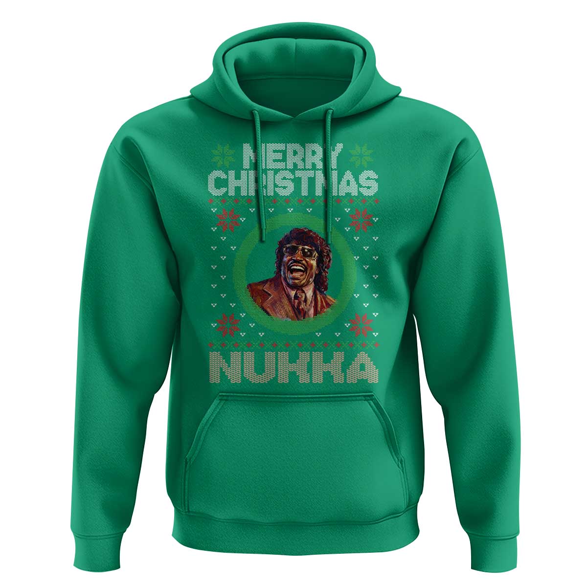 Funny Retro Merry Christmas Nukka Parody Hoodie Holiday Cheer 90s Xmas Throwback Parody - Wonder Print Shop