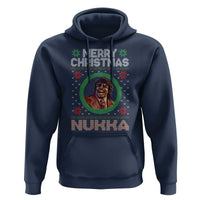 Funny Retro Merry Christmas Nukka Parody Hoodie Holiday Cheer 90s Xmas Throwback Parody - Wonder Print Shop