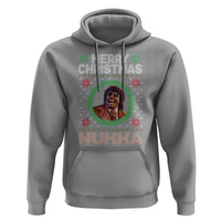 Funny Retro Merry Christmas Nukka Parody Hoodie Holiday Cheer 90s Xmas Throwback Parody - Wonder Print Shop