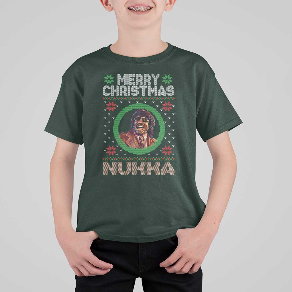 Funny Retro Merry Christmas Nukka Parody T Shirt For Kid Holiday Cheer 90s Xmas Throwback Parody - Wonder Print Shop