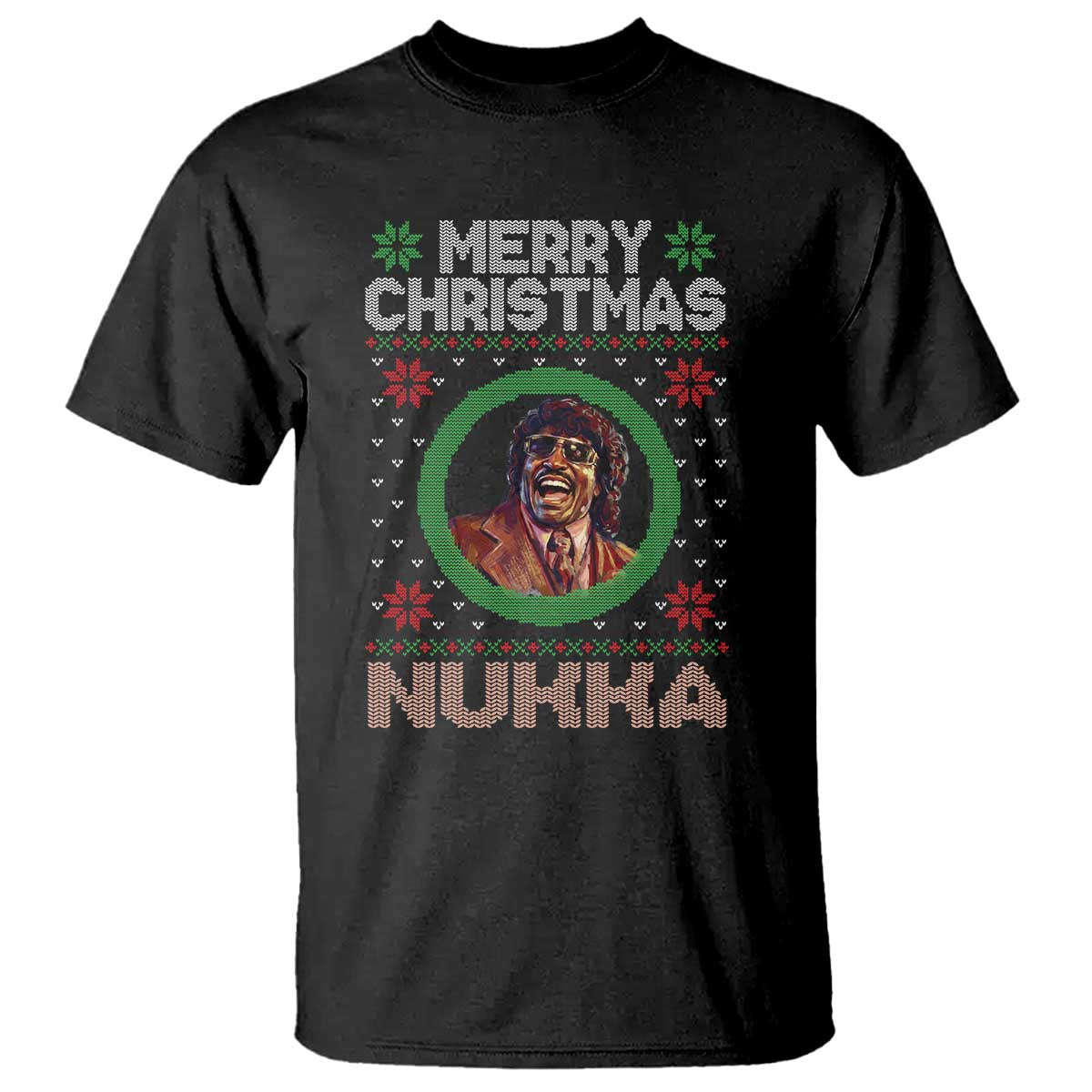 Funny Retro Merry Christmas Nukka Parody T Shirt Holiday Cheer 90s Xmas Throwback Parody - Wonder Print Shop