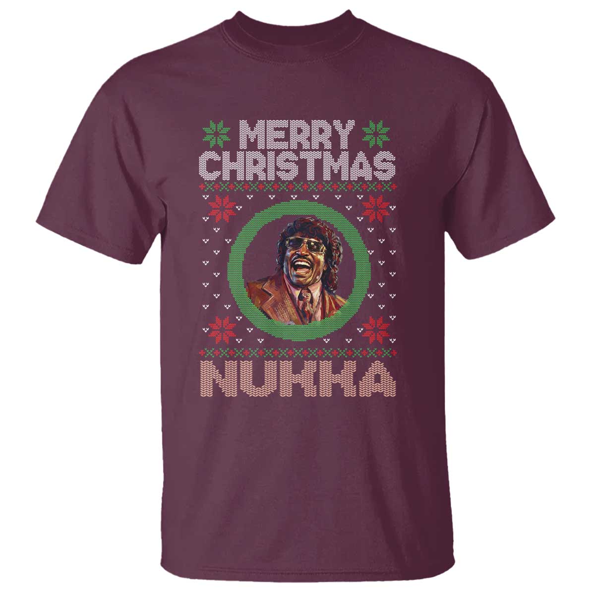 Funny Retro Merry Christmas Nukka Parody T Shirt Holiday Cheer 90s Xmas Throwback Parody - Wonder Print Shop