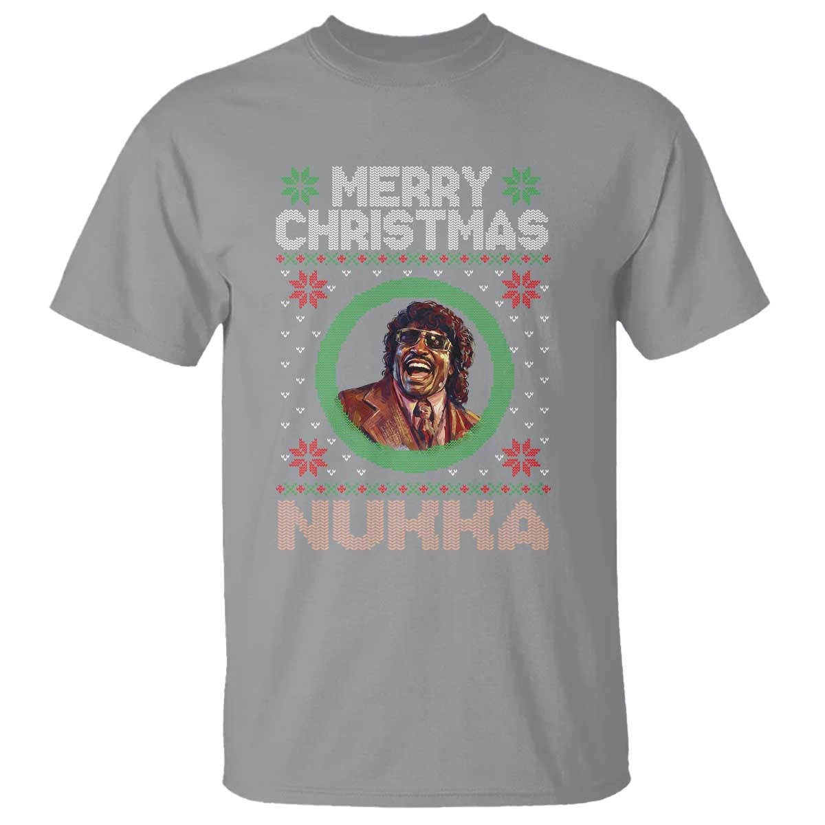 Funny Retro Merry Christmas Nukka Parody T Shirt Holiday Cheer 90s Xmas Throwback Parody - Wonder Print Shop