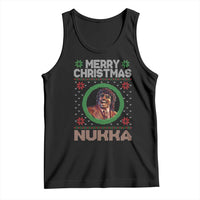 Funny Retro Merry Christmas Nukka Parody Tank Top Holiday Cheer 90s Xmas Throwback Parody - Wonder Print Shop