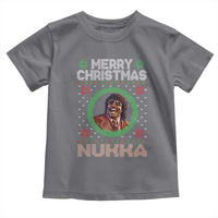 Funny Retro Merry Christmas Nukka Parody Toddler T Shirt Holiday Cheer 90s Xmas Throwback Parody - Wonder Print Shop