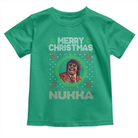 Funny Retro Merry Christmas Nukka Parody Toddler T Shirt Holiday Cheer 90s Xmas Throwback Parody - Wonder Print Shop
