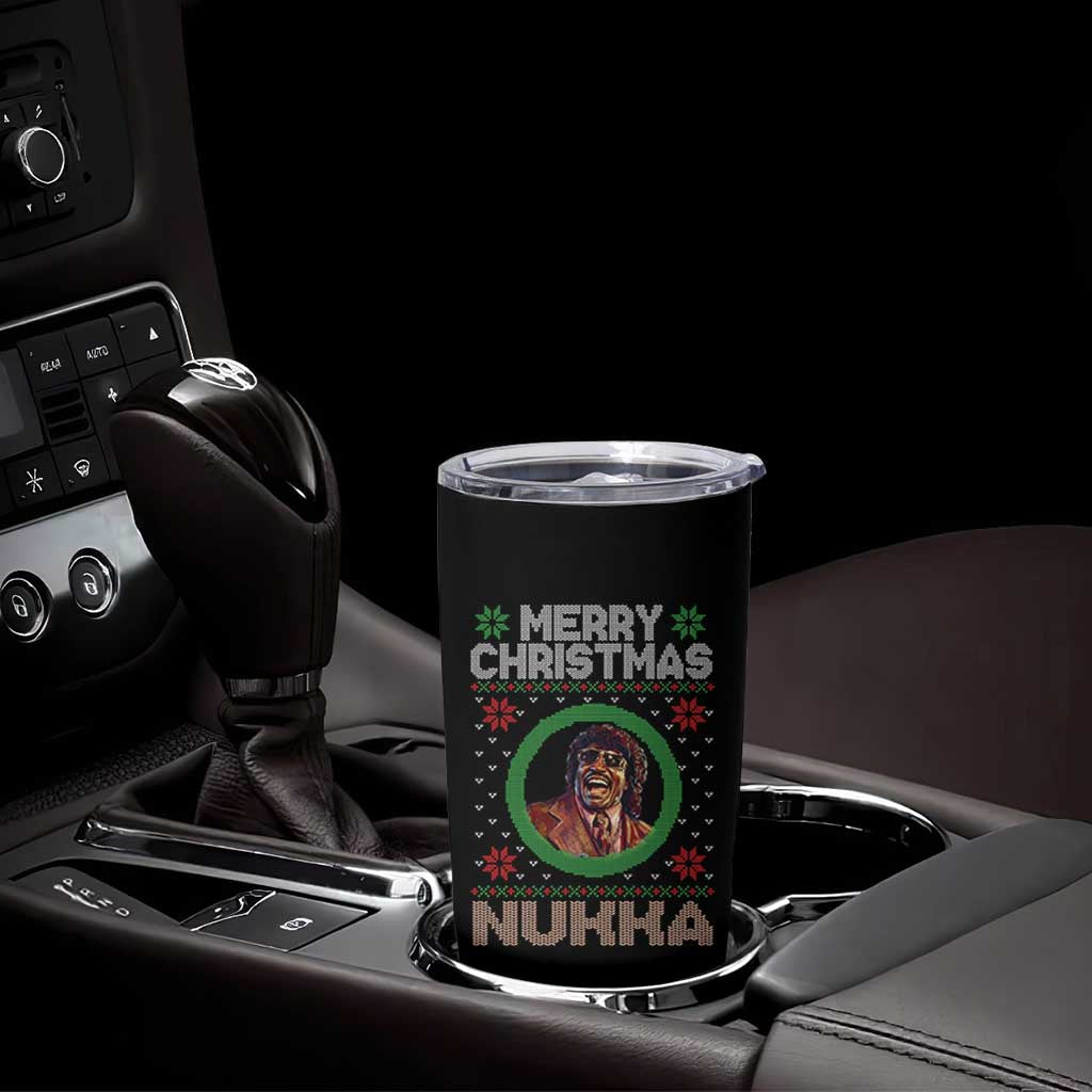 Funny Retro Merry Christmas Nukka Parody Tumbler Cup Holiday Cheer 90s Xmas Throwback Parody - Wonder Print Shop