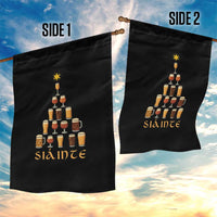 Sláinte Christmas Tree Pint Glass Garden Flag Ale Glass Beer Drinking Lover Holiday Party - Wonder Print Shop