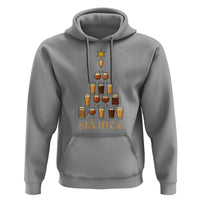 Sláinte Christmas Tree Pint Glass Hoodie Ale Glass Beer Drinking Lover Holiday Party - Wonder Print Shop