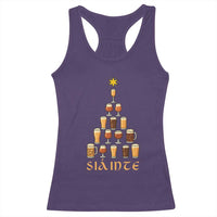 Sláinte Christmas Tree Pint Glass Racerback Tank Top Ale Glass Beer Drinking Lover Holiday Party - Wonder Print Shop