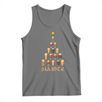 Sláinte Christmas Tree Pint Glass Tank Top Ale Glass Beer Drinking Lover Holiday Party - Wonder Print Shop