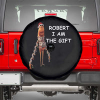 Funny Marcus the Worm in Ugly Christmas Sweater Spare Tire Cover Robert I Am the Gift Meme Holiday Humor - Wonder Print Shop