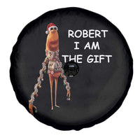 Funny Marcus the Worm in Ugly Christmas Sweater Spare Tire Cover Robert I Am the Gift Meme Holiday Humor - Wonder Print Shop