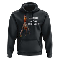 Funny Marcus the Worm in Ugly Christmas Sweater Hoodie Robert I Am the Gift Meme Holiday Humor - Wonder Print Shop