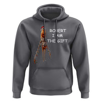 Funny Marcus the Worm in Ugly Christmas Sweater Hoodie Robert I Am the Gift Meme Holiday Humor - Wonder Print Shop