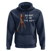 Funny Marcus the Worm in Ugly Christmas Sweater Hoodie Robert I Am the Gift Meme Holiday Humor - Wonder Print Shop