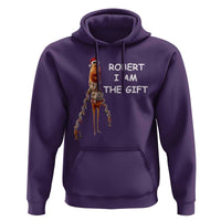 Funny Marcus the Worm in Ugly Christmas Sweater Hoodie Robert I Am the Gift Meme Holiday Humor - Wonder Print Shop