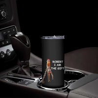 Funny Marcus the Worm in Ugly Christmas Sweater Skinny Tumbler Robert I Am the Gift Meme Holiday Humor - Wonder Print Shop