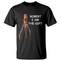 Funny Marcus the Worm in Ugly Christmas Sweater T Shirt Robert I Am the Gift Meme Holiday Humor - Wonder Print Shop