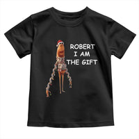 Funny Marcus the Worm in Ugly Christmas Sweater Toddler T Shirt Robert I Am the Gift Meme Holiday Humor - Wonder Print Shop