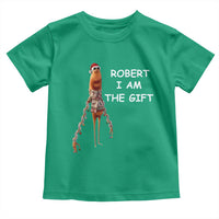 Funny Marcus the Worm in Ugly Christmas Sweater Toddler T Shirt Robert I Am the Gift Meme Holiday Humor - Wonder Print Shop