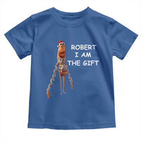 Funny Marcus the Worm in Ugly Christmas Sweater Toddler T Shirt Robert I Am the Gift Meme Holiday Humor - Wonder Print Shop