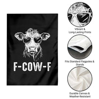 Funny F-Cow-F Cow Attitude Meme Garden Flag Subtle Sass Farm Fresh Humor - Wonder Print Shop